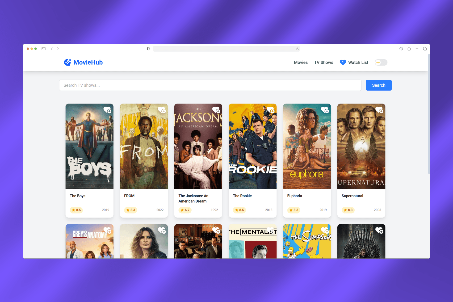 MovieHub — screenshot 2